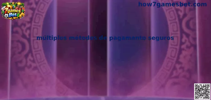 Múltiplos métodos de pagamento seguros na 7games Bet para usuários brasileiros